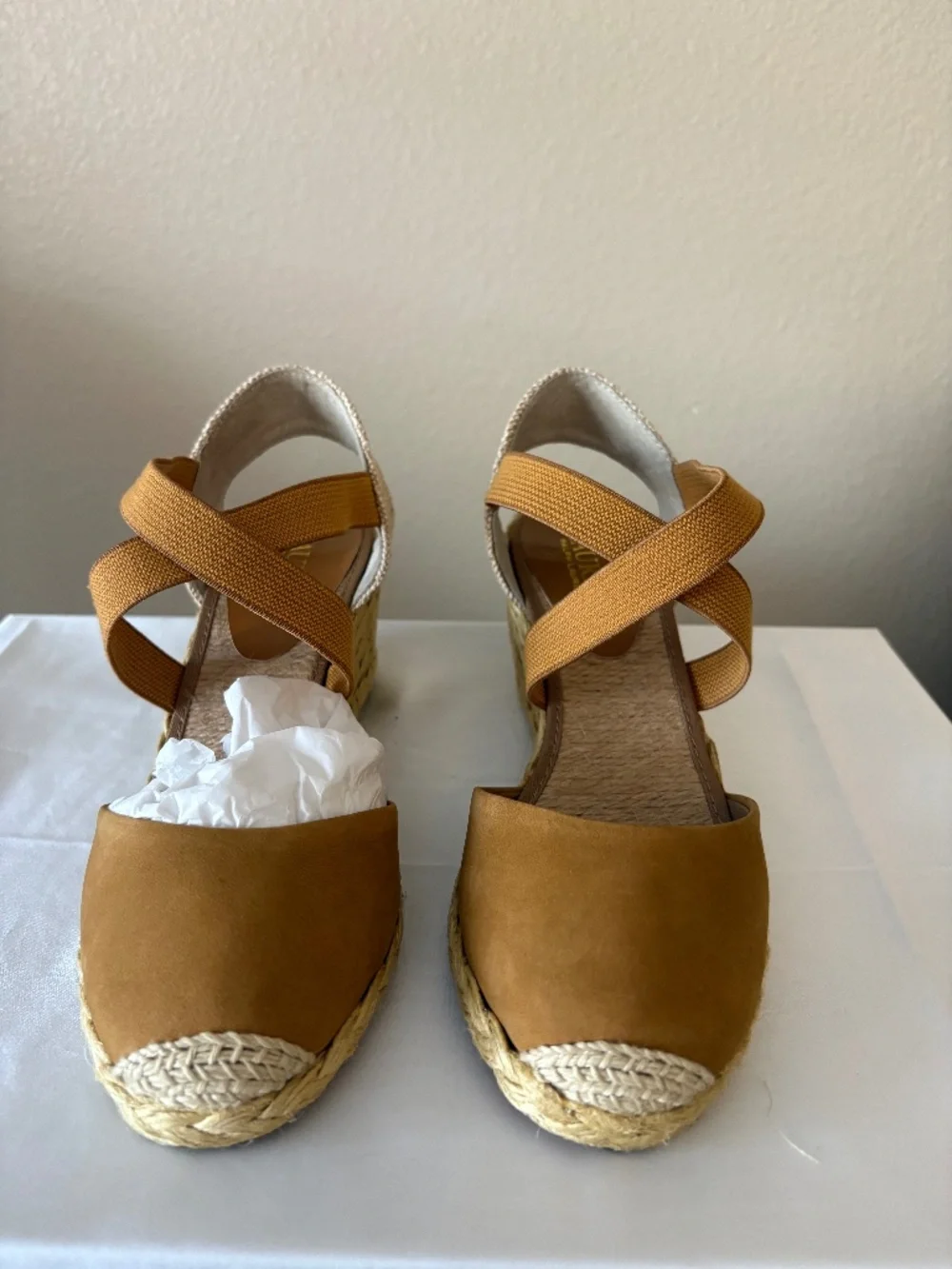 Lauren Ralph Lauren Casandra Toast Espadrilles Size 7